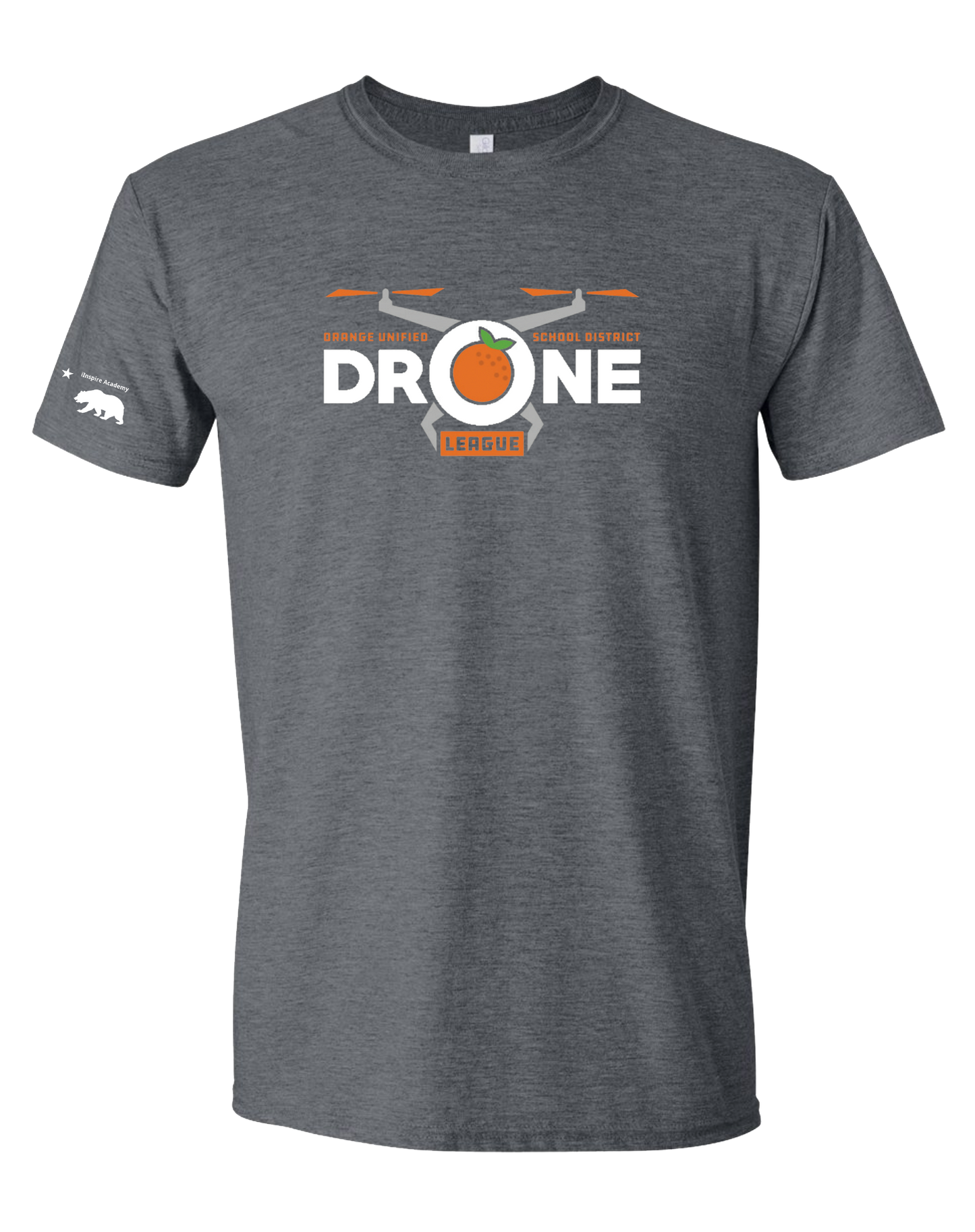 California Elementary - Drone league T-shirt (Dark Heather)