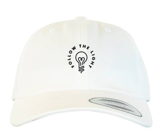 Follow The Light - Dad Hat (White)