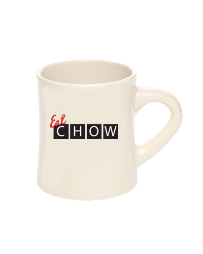 Eat Chow - White Mug