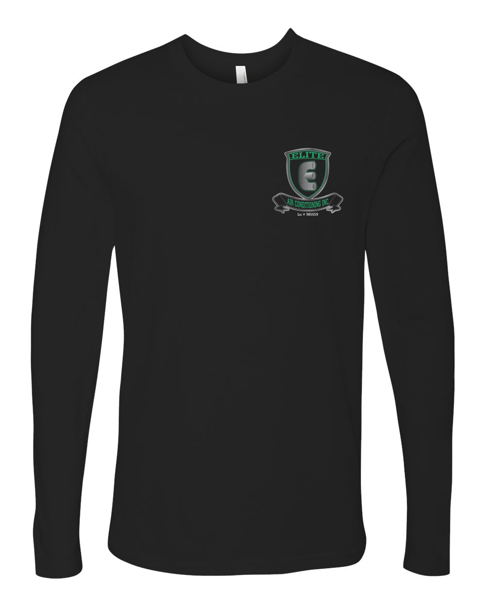 Elite Air Tee - LS Black