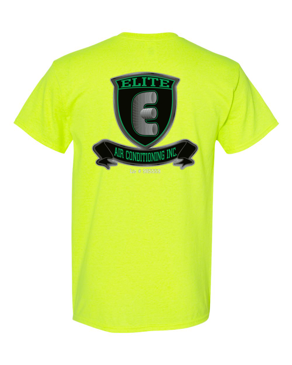 Elite Air Tee - SS Safety Green