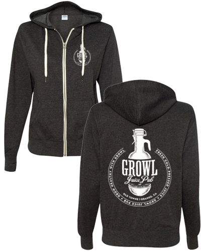 G.J.P. - Logo Hoodie (Charcoal Heather)