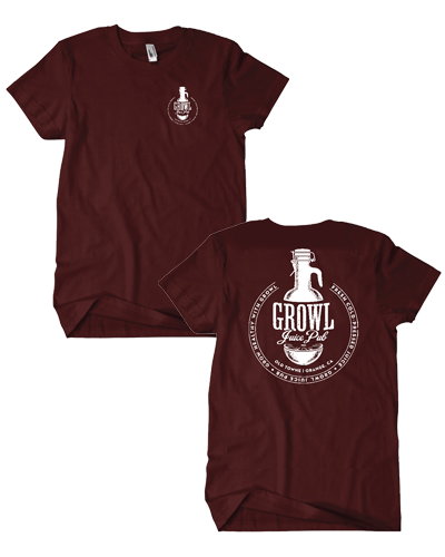 G.J.P. - Logo Tee (Maroon)