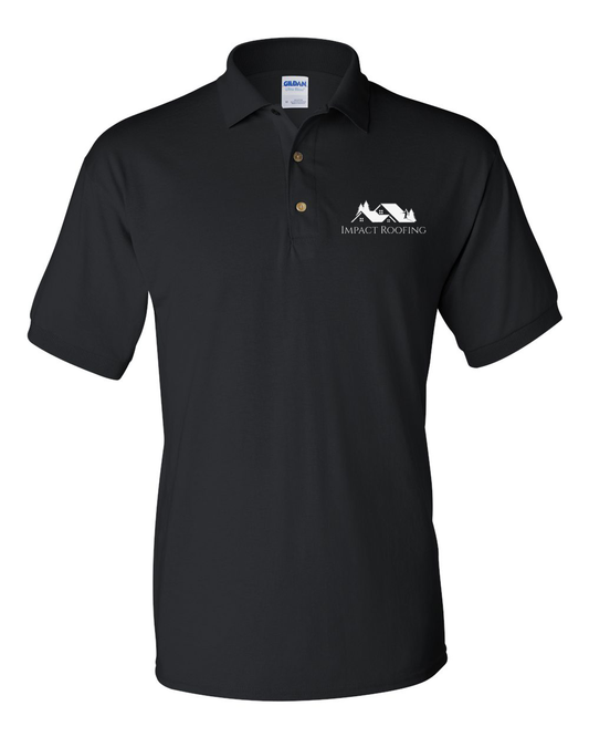 Impact Roofing Polo - Black