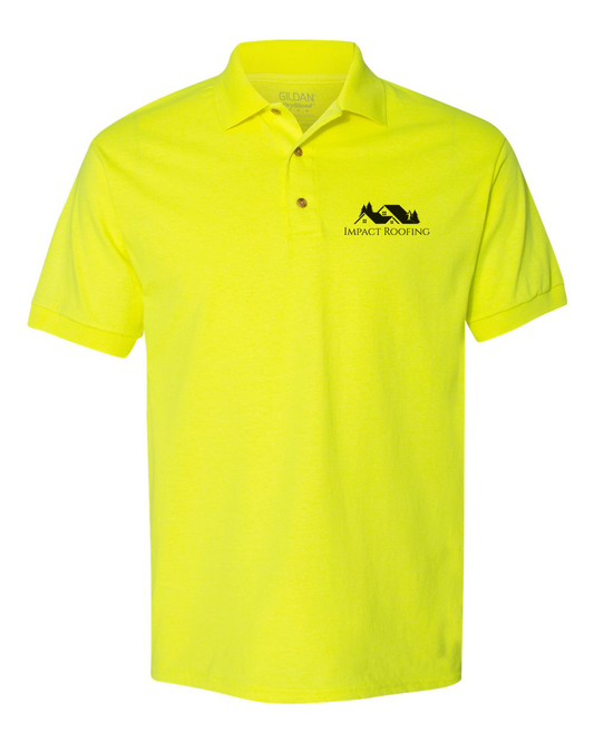 Impact Roofing Polo - Safety Green