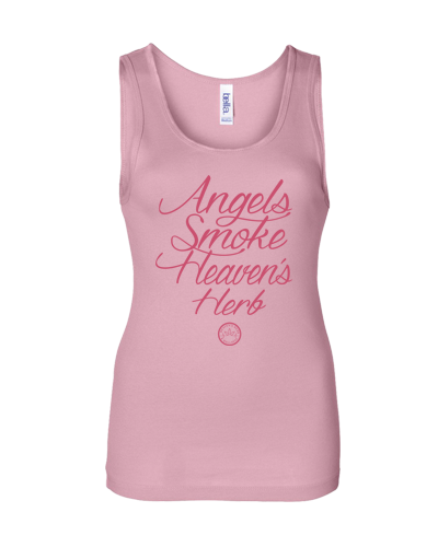 Heaven's Herb - Girls Angel Tank Top (Pink)