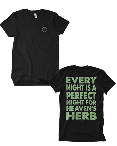 Heaven's Herb - Perfect Night Tee (Black)