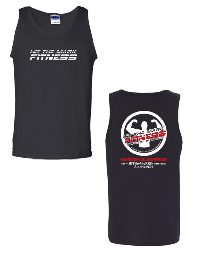 Hit The Mark - Men's Cotton Tank (Black)