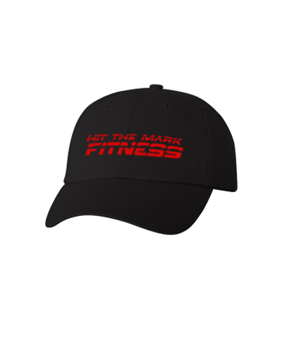 Hit The Mark - Buckle Cap (Black/Red Thread)