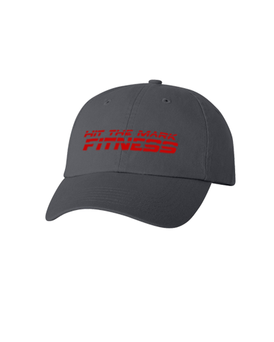 Hit The Mark - Buckle Cap (Grey/Red Thread)