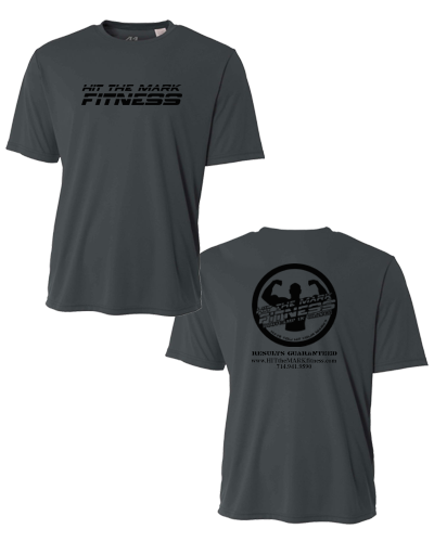 Hit The Mark Fitness - Drifit Tee Shirt (Grey)