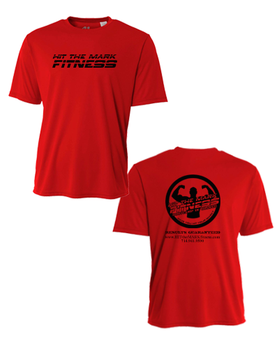 Hit The Mark Fitness - Drifit Tee Shirt (Red)