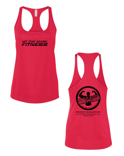 Hit The Mark Fitness - Dry Fit Racerback (Red)