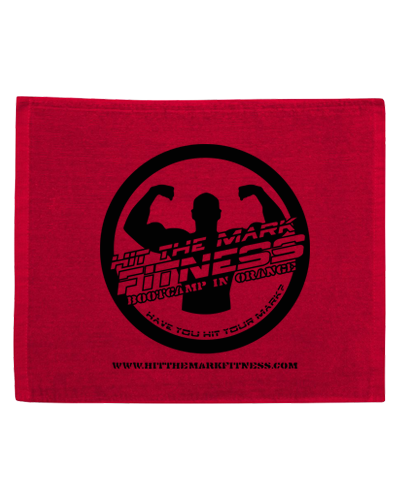 Hit The Mark Fitness - Rally Towel (Red) 15x18