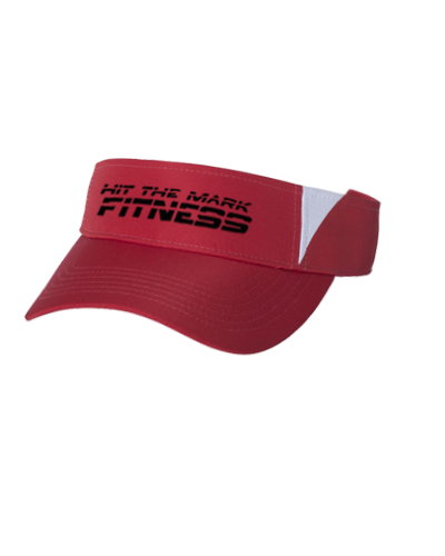 Hit The Mark Fitness - Visor(Red)