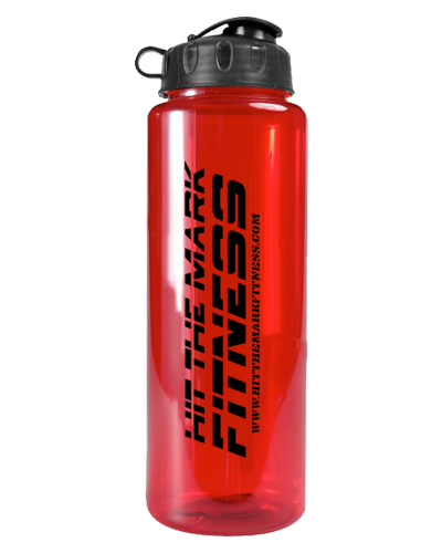 Hit The Mark Fitness - Water Bottle Red