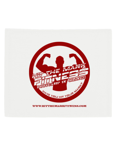 Hit The Mark Fitness - Rally Towel (White) 15x18