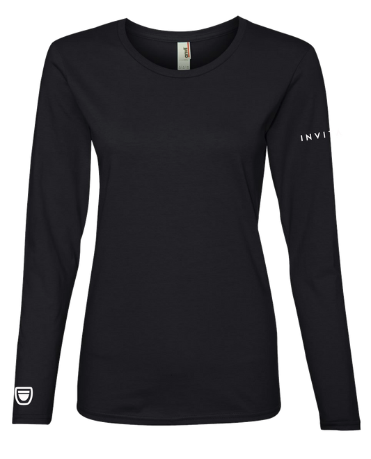 Invita - Cafe Longsleeve 2 location (Womens) *2 Colors Available