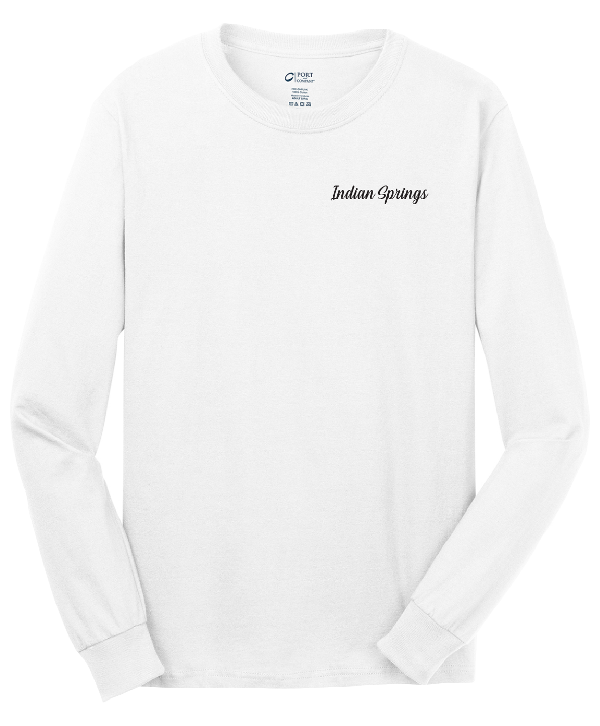 Indian Springs - Mens - Port & Company® - Long Sleeve Core Cotton Tee