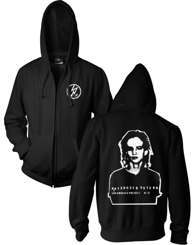 JL - Mugshot Zip Hoodie (Black)