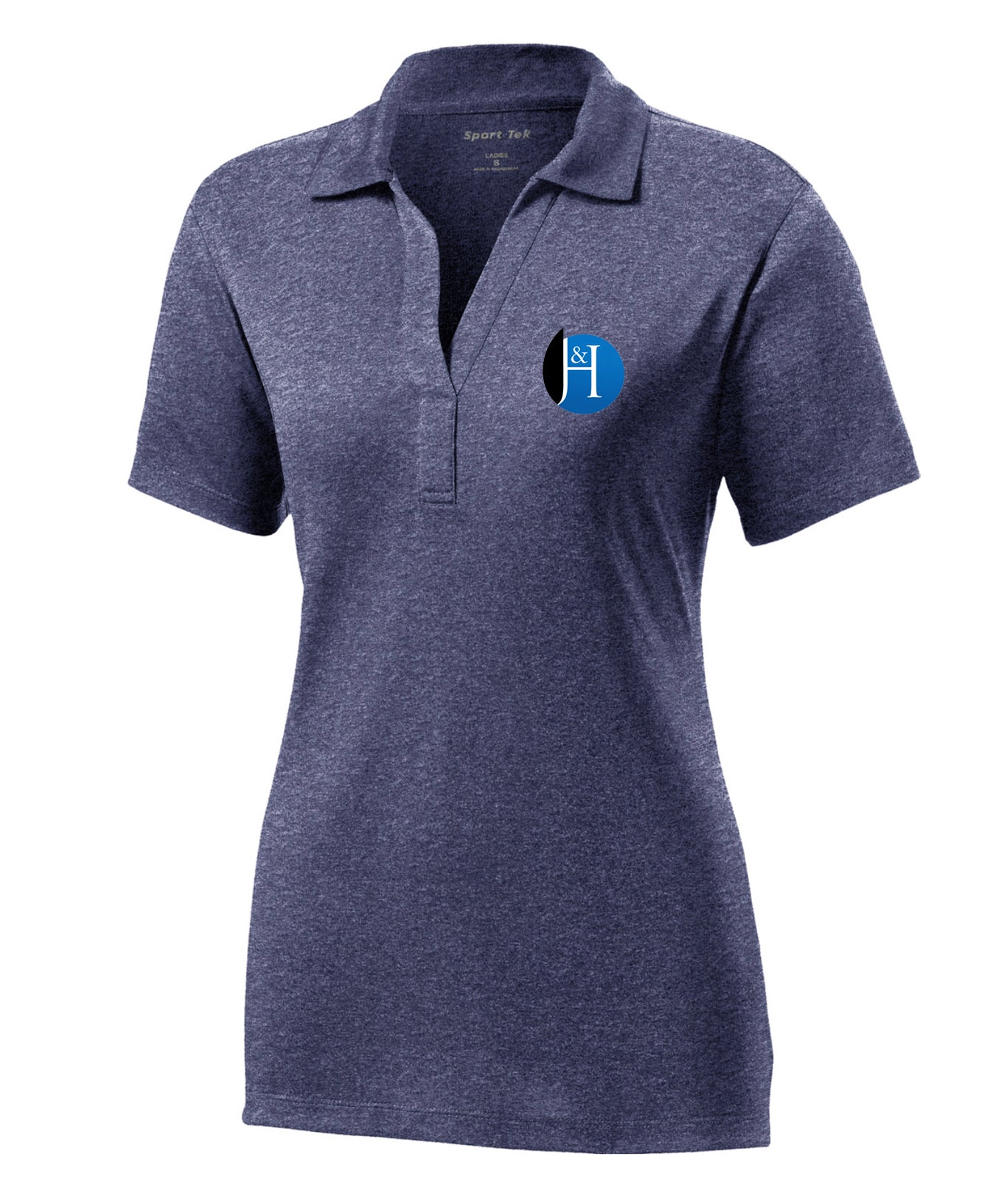 J&H - *New Logo - Womens Polo (True Navy Heather)