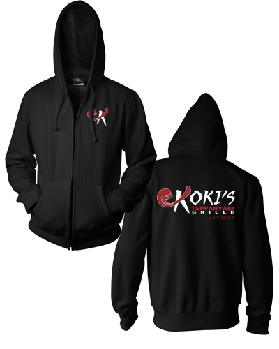 Kokis - Logo Zip Hoodie (Black)
