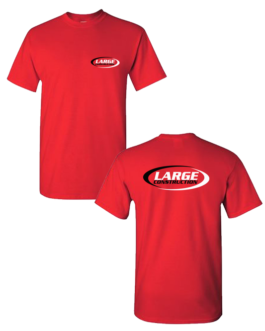 Large Construction - LIGHTWEIGHT Men's Tee (Red)
