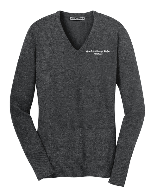 Apple & Cherry Ridge Village - Port Authority® Ladies V-Neck Sweater