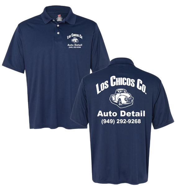 NEW Los Chicos Cool Dri Polo - Navy