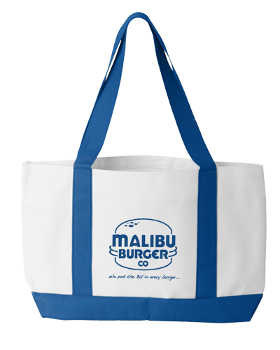 Malibu Burger - Tote Bag (White)