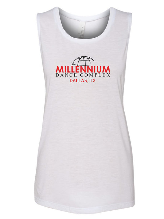 Millennium Dance Dallas - Women's Muscle Tank (White)