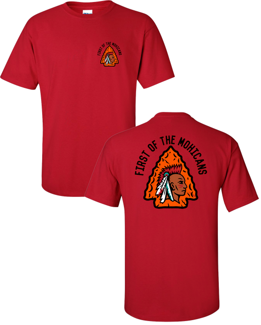 Mohican Tribe - Adult Red Shirt (6 color)