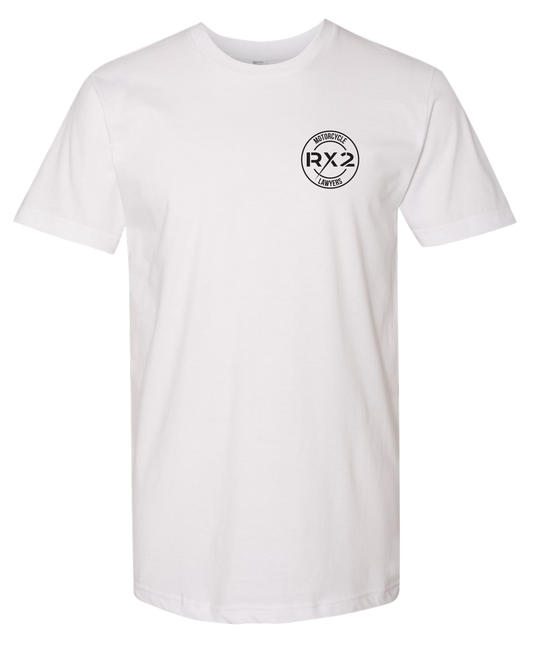 RX2 - Logo Tee - (American Apparel 50/50) White