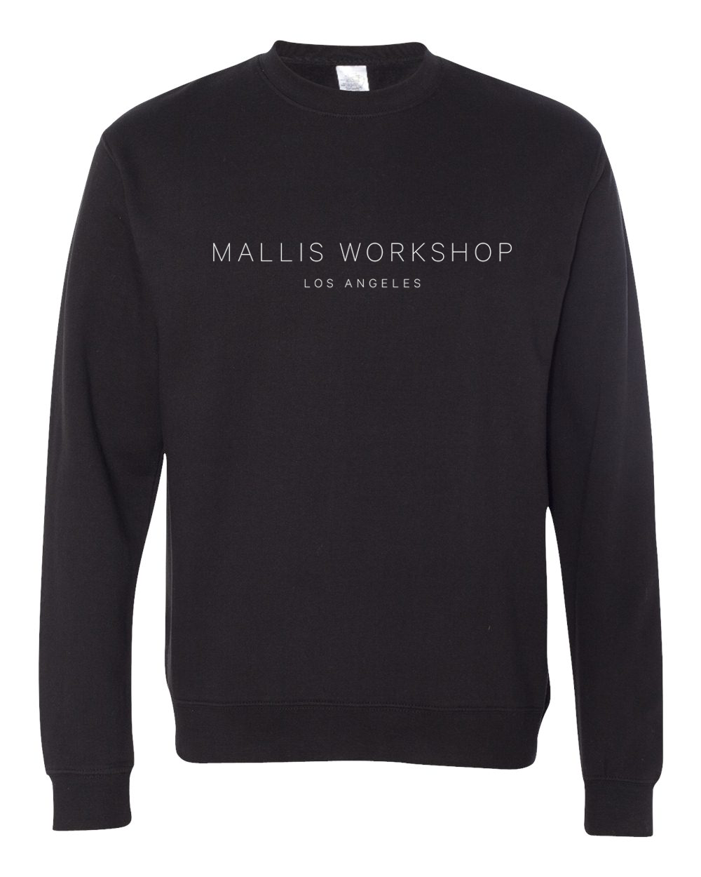 Mallis Workshop Black Crew Sweatshirt