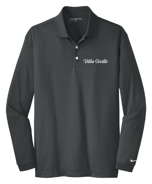 Villa Seville - Mens - Nike Long Sleeve Dri-FIT Stretch Tech Polo