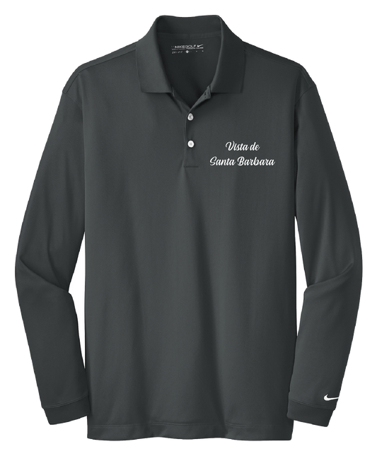 Vista de Santa Barbara - Mens - Nike Long Sleeve Dri-FIT Stretch Tech Polo