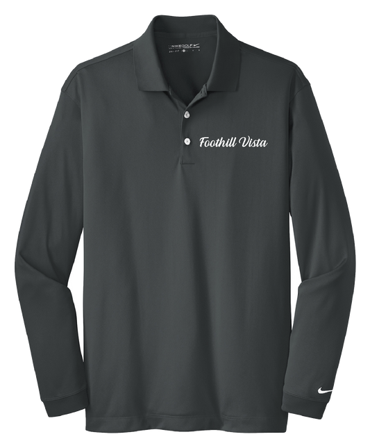 Foothill Vista - Mens - Nike Long Sleeve Dri-FIT Stretch Tech Polo