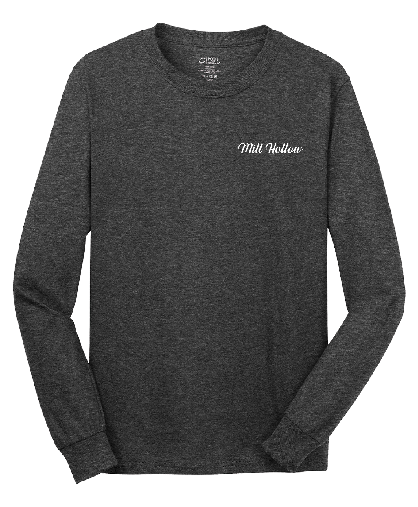 Mill Hollow - Mens - Port & Company® - Long Sleeve Core Cotton Tee