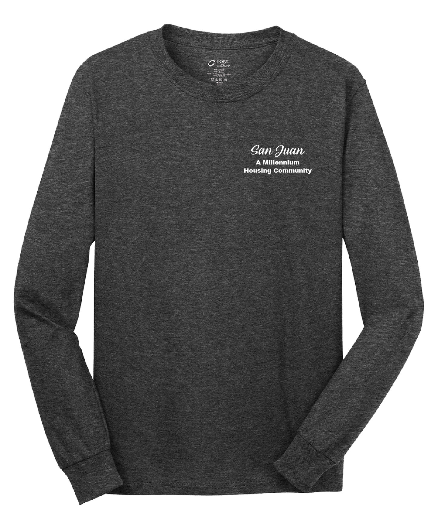 San Juan - Mens - Port & Company® - Long Sleeve Core Cotton Tee
