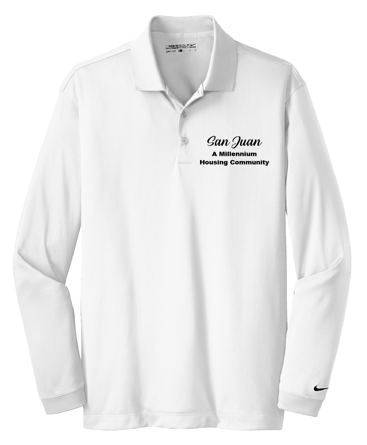 San Juan - Mens - Nike Long Sleeve Dri-FIT Stretch Tech Polo