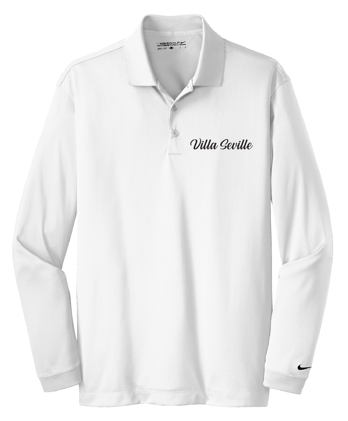 Villa Seville - Mens - Nike Long Sleeve Dri-FIT Stretch Tech Polo