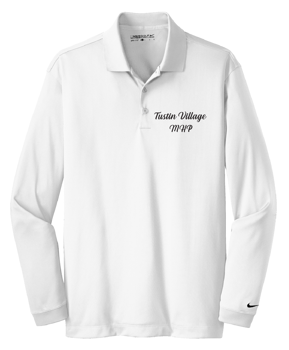 Tustin Village MHP - Mens - Nike Long Sleeve Dri-FIT Stretch Tech Polo