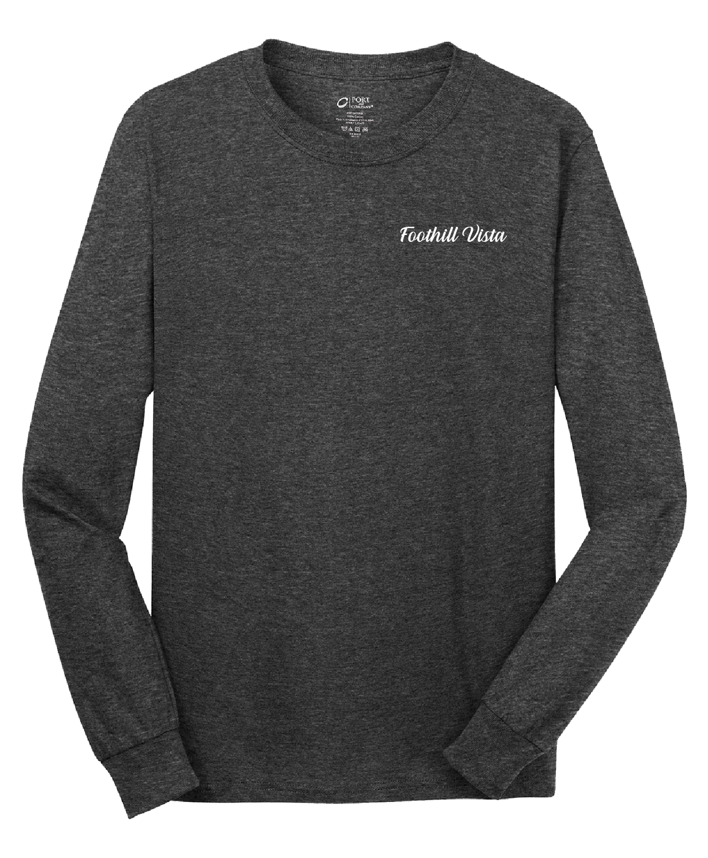 Foothill Vista - Mens - Port & Company® - Long Sleeve Core Cotton Tee