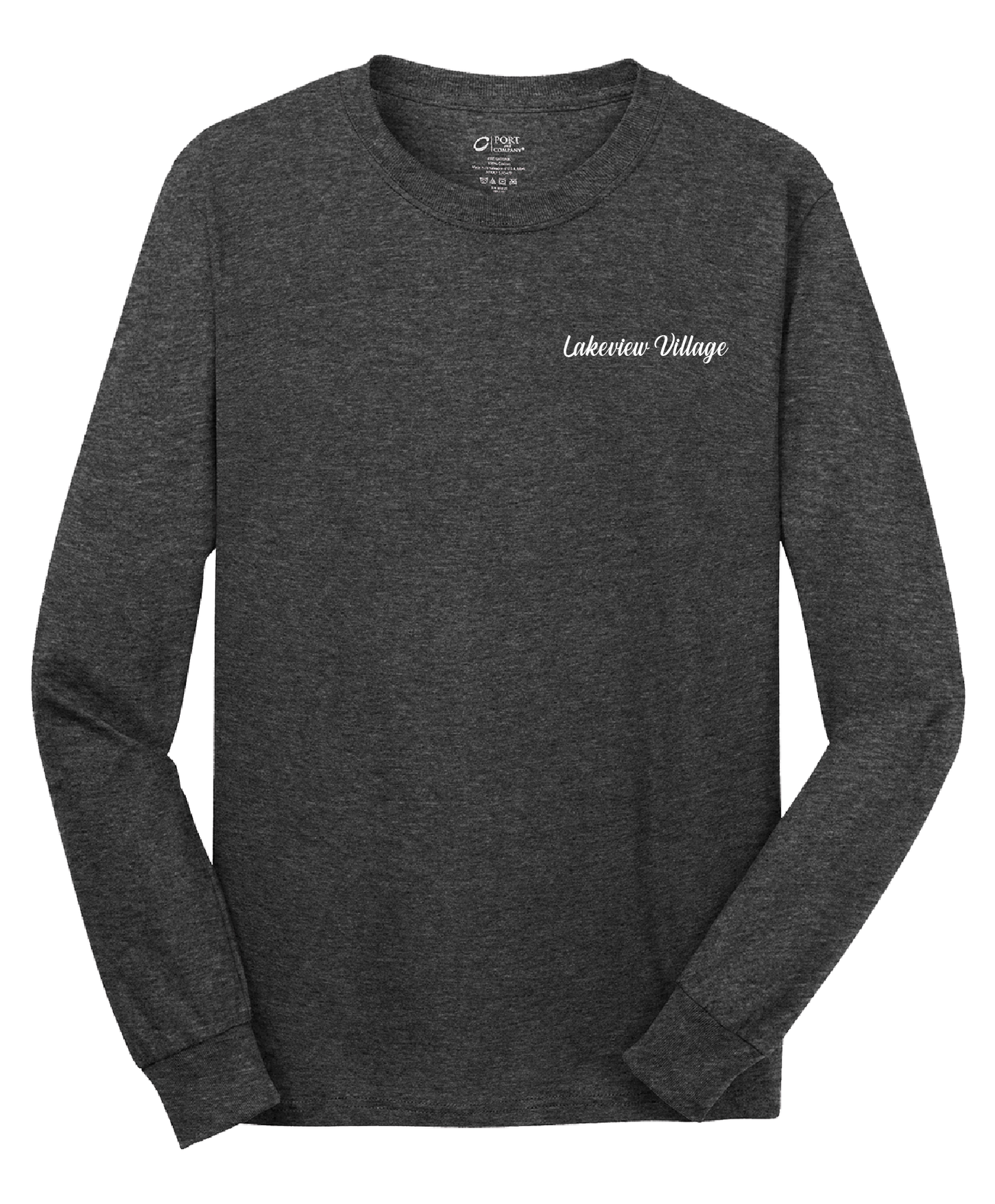 Lakeview Village - Mens - Port & Company® - Long Sleeve Core Cotton Tee