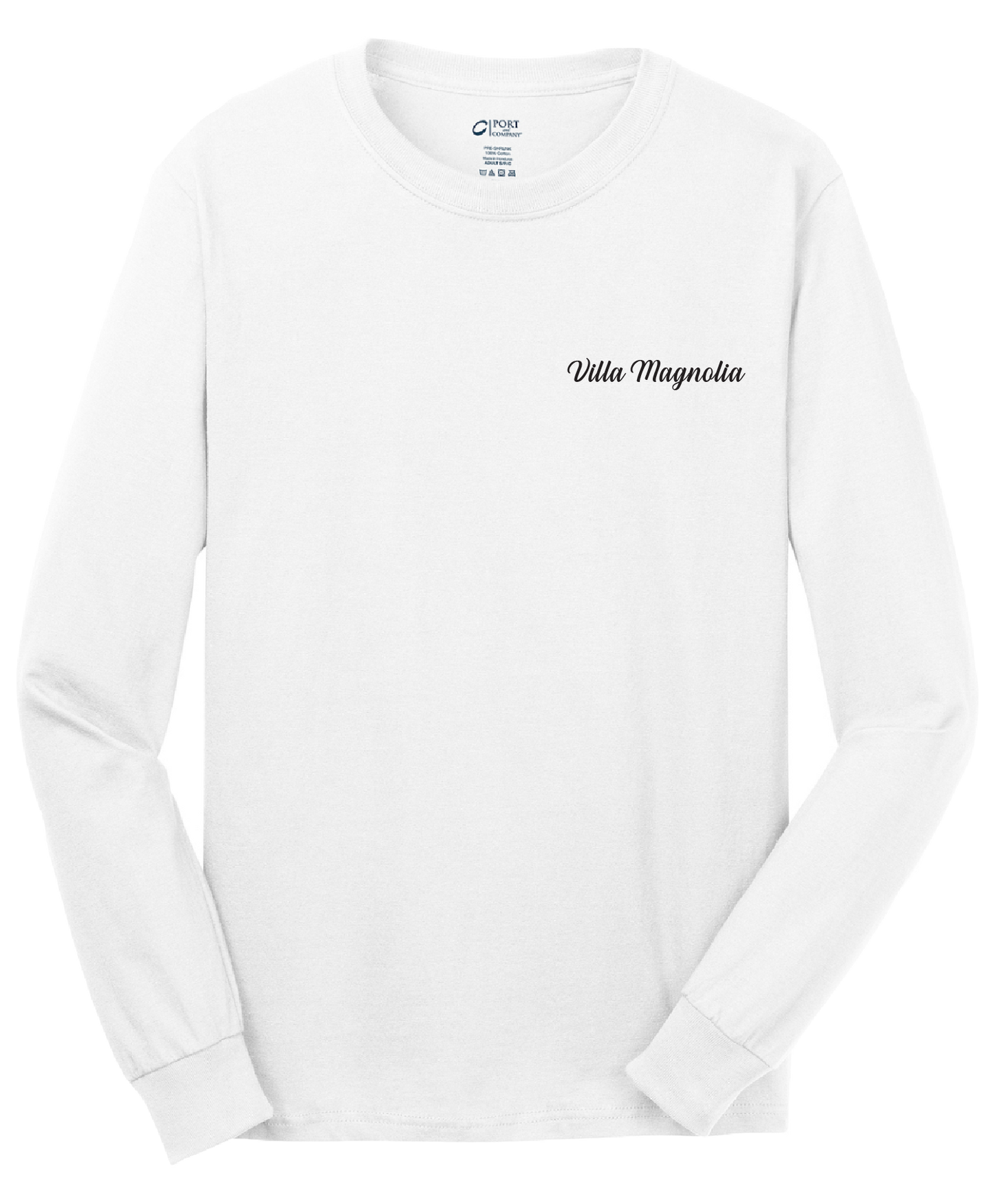 Villa Magnolia - Mens - Port & Company® - Long Sleeve Core Cotton Tee