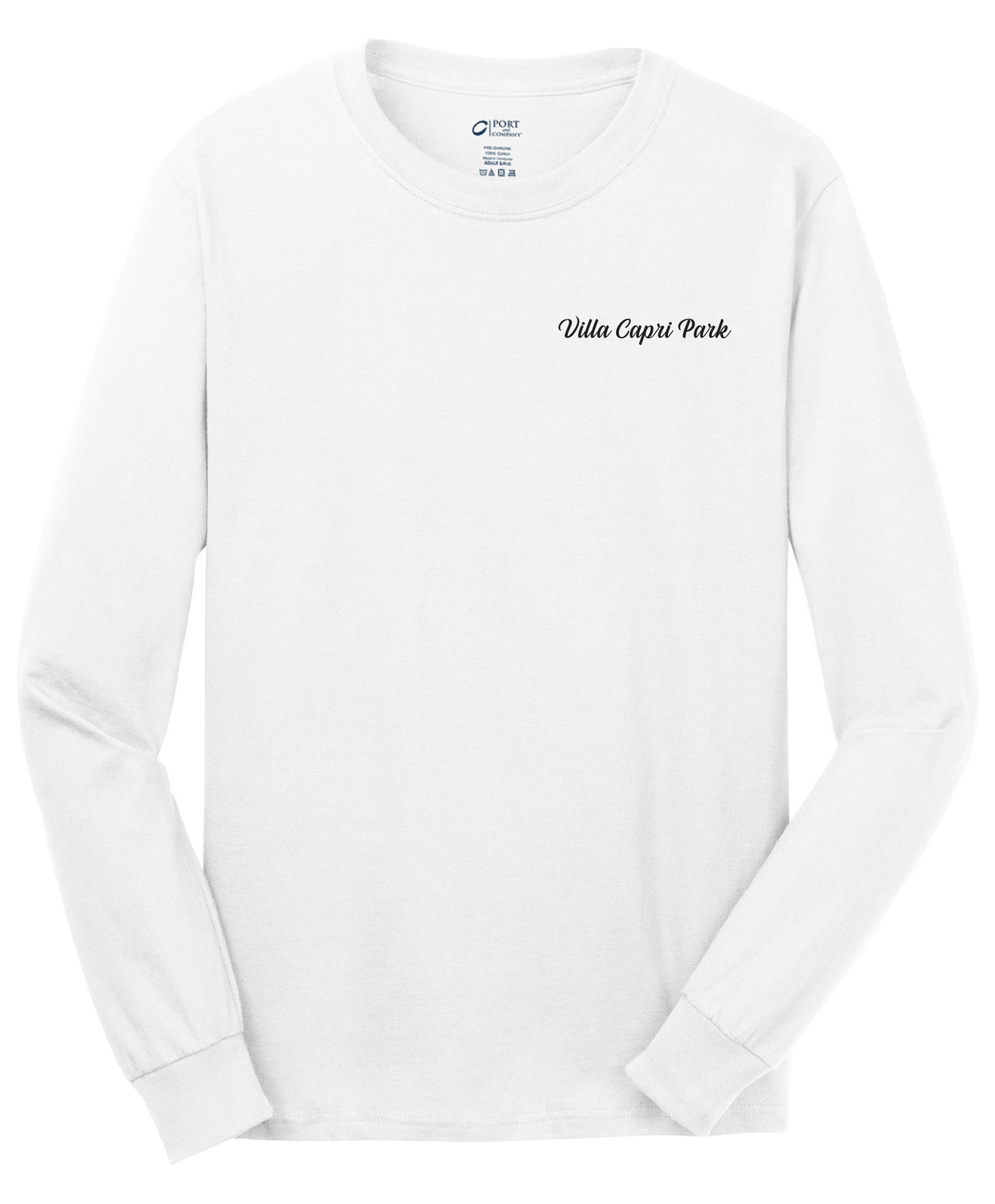 Villa Capri Park - Mens - Port & Company® - Long Sleeve Core Cotton Tee