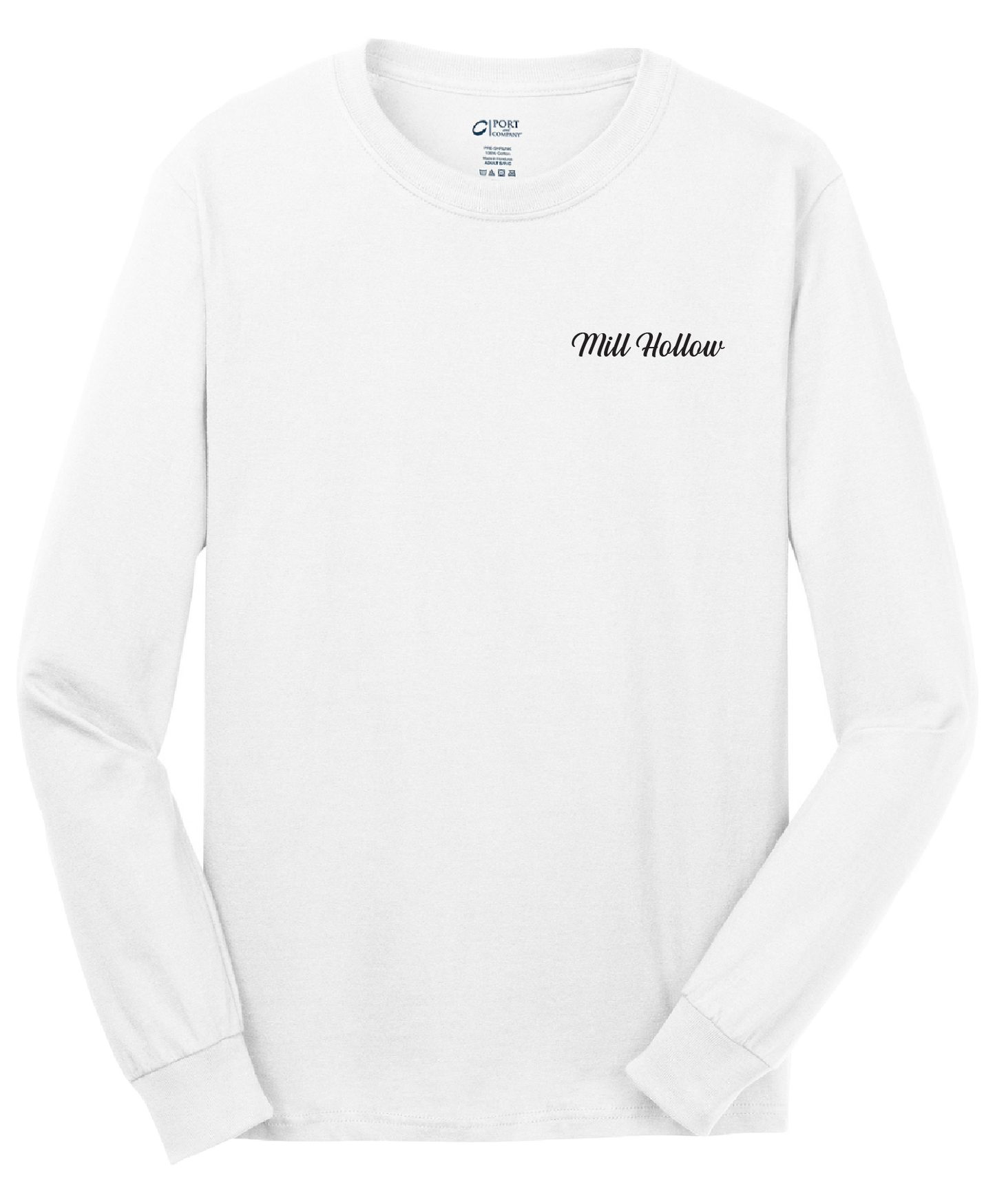Mill Hollow - Mens - Port & Company® - Long Sleeve Core Cotton Tee