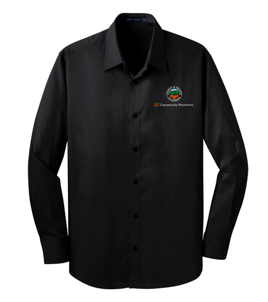 Mens Port Authority® Stretch Poplin Shirt