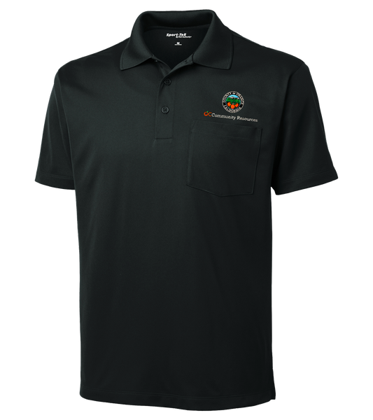 Mens Sport-Tek® Micropique Sport-Wick® Pocket Polo