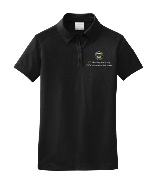 Ladies Nike Dri-FIT Pebble Texture Polo (OCHA)